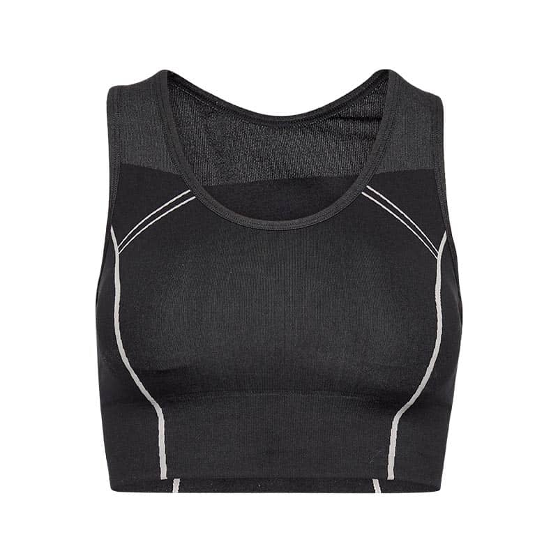 Champion Fitness Seamless Sport Bra Black Beauty