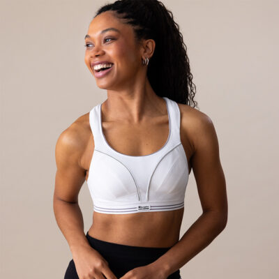 Shock Absorber Ultimate Run Bra White