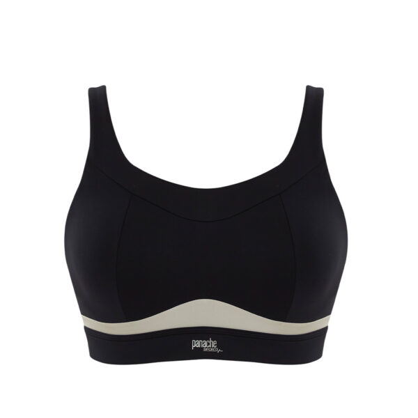 Panache Freedom Non Wired Non Padded Sports Bra - Black/Chalk